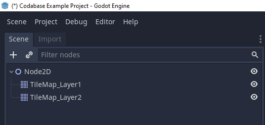 stacked tilemaps in godot inspector